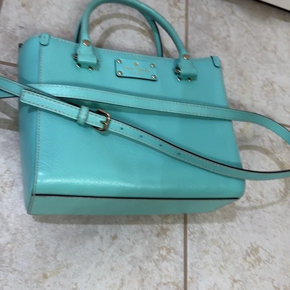 Kate Spade Wellesley Quinn Satchel Bag Teal - Picture 8 of 17